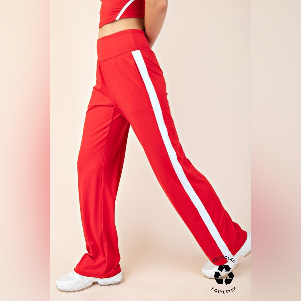 🌵 RECYCLED BUTTER STRIPING STRAIGHT PANT